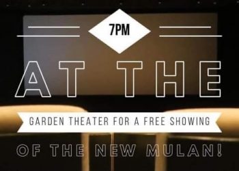 The Table invites you to a FREE showing of Disney’s new Mulan at the historic Garden Theater