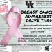 LAWRENCE CO. EXTENSION OFFICE SPONSORING DRIV THRU BREAST CANCER AWARENESS