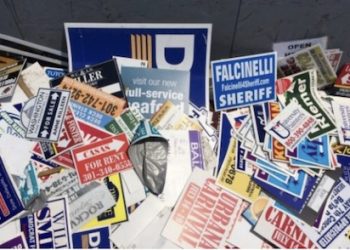Lawrence County state highway garage ready to remove illegal signs on state right of way