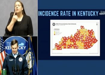 BESHEAR ANNOUNCES 80 ‘RED’ COUNTIES: 2,318 New Cases