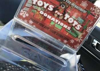 Louisa Police & Fire “Toys for Tots” donation boxes at the following locations