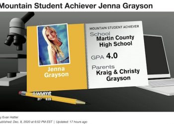 Jenna Grayson is WYMT Mountain Student Achiever