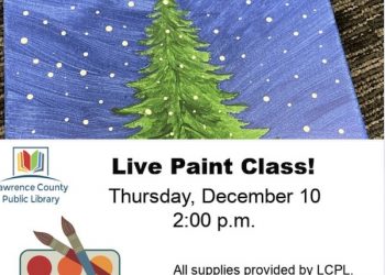 LIVE PAINT CLASS AT LC PUBLIC LIBRARY THIS DEC. 10