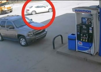 VEHICLE STOLEN IN BROAD DAYLIGHT AT GAS STATION IN FT. GAY