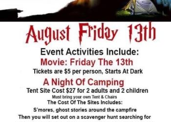 AUGUST FRIDAY THE 13TH–IF YOU DARE!