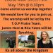 CHURCH IN THE CITY! LOUISA MAIN STREET PARK MAY 15