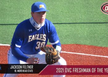 FORMER BULLDOG JACKSON FELTNER NAMED OVC FRESHMAN OF THE YEAR AND TOP FIRST BASEMAN