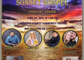 SONSET GOSPEL CONCERT SERIES  WILL BE IN LOUISA JUNE 26