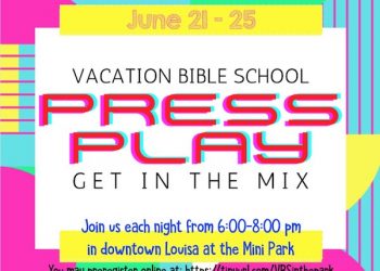 The Table Vacation Bible School in downtown Louisa runs June 21-25