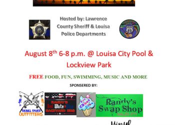 LOUISA POLICE, COUNTY SHERIFF TO SPONSOR ‘BACK TO SCHOOL BASH’ AT CITY POOL