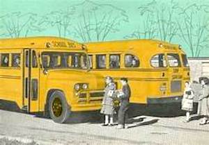 GROWING UP IN LOUISA…School Buses