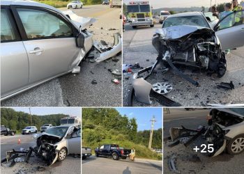 Two Vehicle MVA this morning on US 23 near Tractor Supply