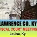 LAWRENCE CO. FISCAL COURT SEPTEMBER 2021 MEETING AGENDA
