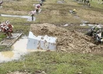 Woman sues cemetery after sister’s casket floats to surface days after burial