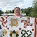 JANET MAY WINS SAMPLER QUILT IN LOUISA DAR CONTEST