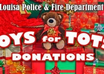 LOUISA POLICE AND FIRE DEPT. ‘TOYS FOR TOTS’ DONATIONS ONGOING