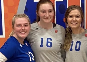 Three Tolsia Volleyball players were invited to the North/South game and two were named All State for Class A