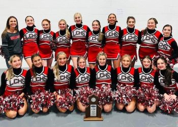 LCHS CHEERLEADERS EARN A TRIP TO STATE COMPETITION DECEMBER 11TH IN WINCHESTER