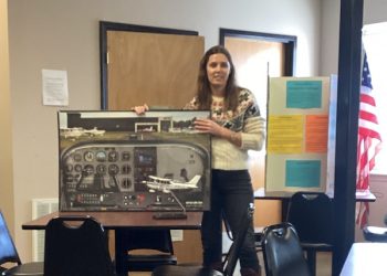 Louisa Rotary…is in the Clouds…flying!!