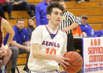 PARKER WATTS HITS THE GAME WINNER FOR TOLSIA IN A VICTORY OVER SHERMAN