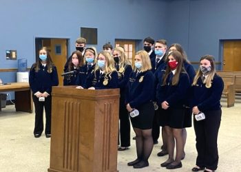 FISCAL COURT GETS VISIT FROM LCHS FFA; BOARD MEMBERS SELECTED