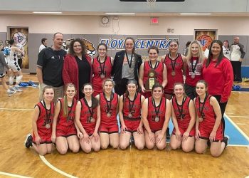 LAWRENCE CO. WINS THE 58TH DISTRICT GIRLS TITLE FOR A THIRD STRAIGHT YEAR
