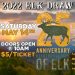 2022 ELK DRAW SATURDAY, MAY 14 TO CELEBRATE 25TH ANNIVERSARY OF RESTORATION OF ELK PROGRAM