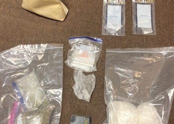 LPD OFFICER STOPS STOLEN CAR, FINDS LARGE MESS OF METH, HEROIN