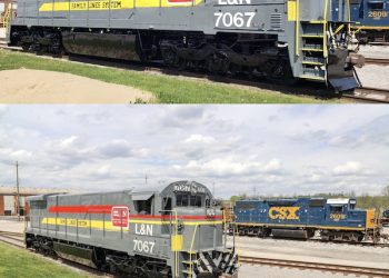 CSX COSMETICALLY RESTORES RARE C30-7 DIESEL LOCOMOTIVE FOR KENTUCKY STEAM HERITAGE