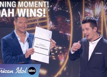 LAZER UPDATE:  NOAH THOMPSON NAMED AMERICAN IDOL 2022! LAWRENCE COUNTY GOES WILD!!!