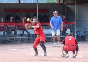 SHELBY BLEVINS KNOCKS IN SIX RUNS TO HELP LAWRENCE CO. ADVANCE; PLAY JOHNSON CENTRAL TONIGHT AT 8:00 IN THE SEMIS