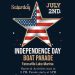 INDEPENDENCE DAY BOAT PARADE AT YATESVILLE LAKE