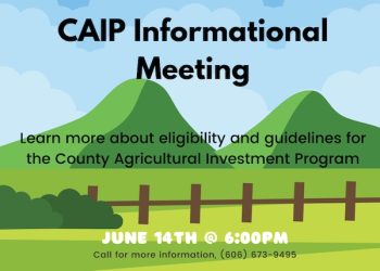 ELIGIBILITY FOR COUNTY AGRICULTURAL INVESTMENT PROGRAM MEETING