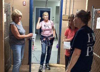 WALDO IN A DOG’S DAY…visit to Lawrence County’s ‘no kill’ shelter