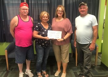 Karla Huff Memorial Foundation presents $10,000 check to Fort Gay School