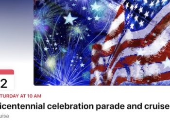 BICENTENNIAL CELEBRATION PARADE AND CRUISE IN THIS SATURDAY…