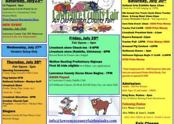 LAWRENCE COUNTY FAIR LINEUP ANNOUNCED FOR 2022