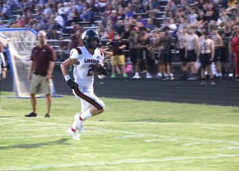 GILLISPIE SCORES FOUR TIMES TO LEAD  DAWGS IN ROUT OVER RUSSELL