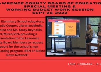 Lawrence County Board of Education Special Meeting: Sept 28, 2022