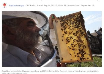 Royal beekeepers tell their hives about the Queen’s death, following a centuries-old tradition that echoes in Appalachia