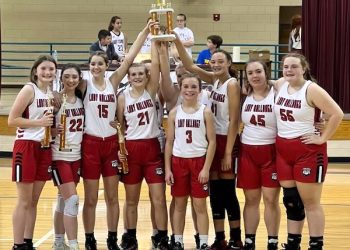 LOUISA MIDDLE GIRLS BASKETBALL WINS 2022 OVC TOURNAMENT TITLE
