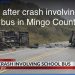 TRUCK DRIVER DEAD, SEVEN STUDENTS AND BUS DRIVER TAKEN TO HOSPITAL IN MINGO CO.  CRASH