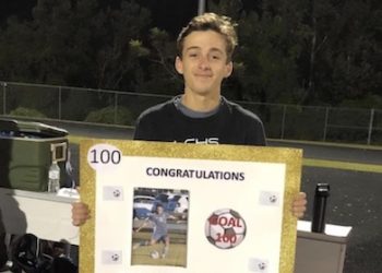 SoccerDawgs advance to Boys District title game as Blake Maynard becomes the all time goal scorer in LC history