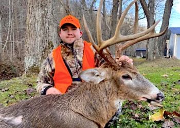 IT’S DEER SEASON, GRANDSON BAGS NICE ONE IN MARTIN COUNTY