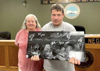 Winner of the autographed Country Music Highway plaque is Debbie Caudill of Fort Gay WV. 