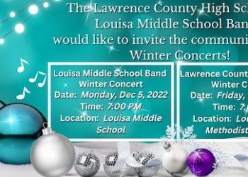 LAWRENCE COUNTY HIGH SCHOOL AND MIDDLE SCHOOL CHRISTMAS CONCERTS ANNOUNCED