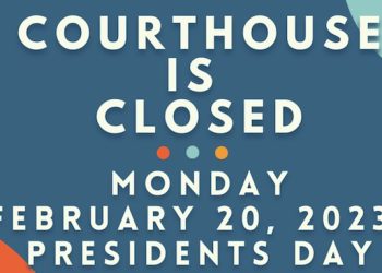 Lawrence County Courthouse will be CLOSED for President Day February 20, 2023