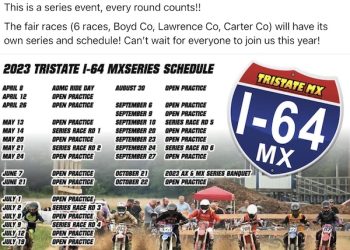 2023 TRI-STATE MX I-64 SUMMER SERIES SCHEDULE ANNOUNCED