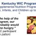 LAWRENCE CO. KY. HEALTH DEPT. SAYS DON’T MISS OUT ON WIC!
