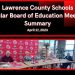 LCHS KITCHEN MANAGER SAYS PAY SCALE IS LOWER THAN SURROUNDING COUNTIES, ASKS FOR PAY RAISE